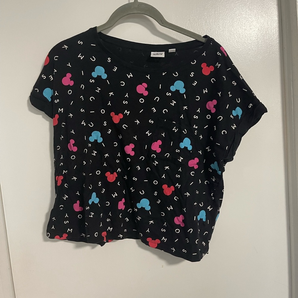 Disney cropped shirt